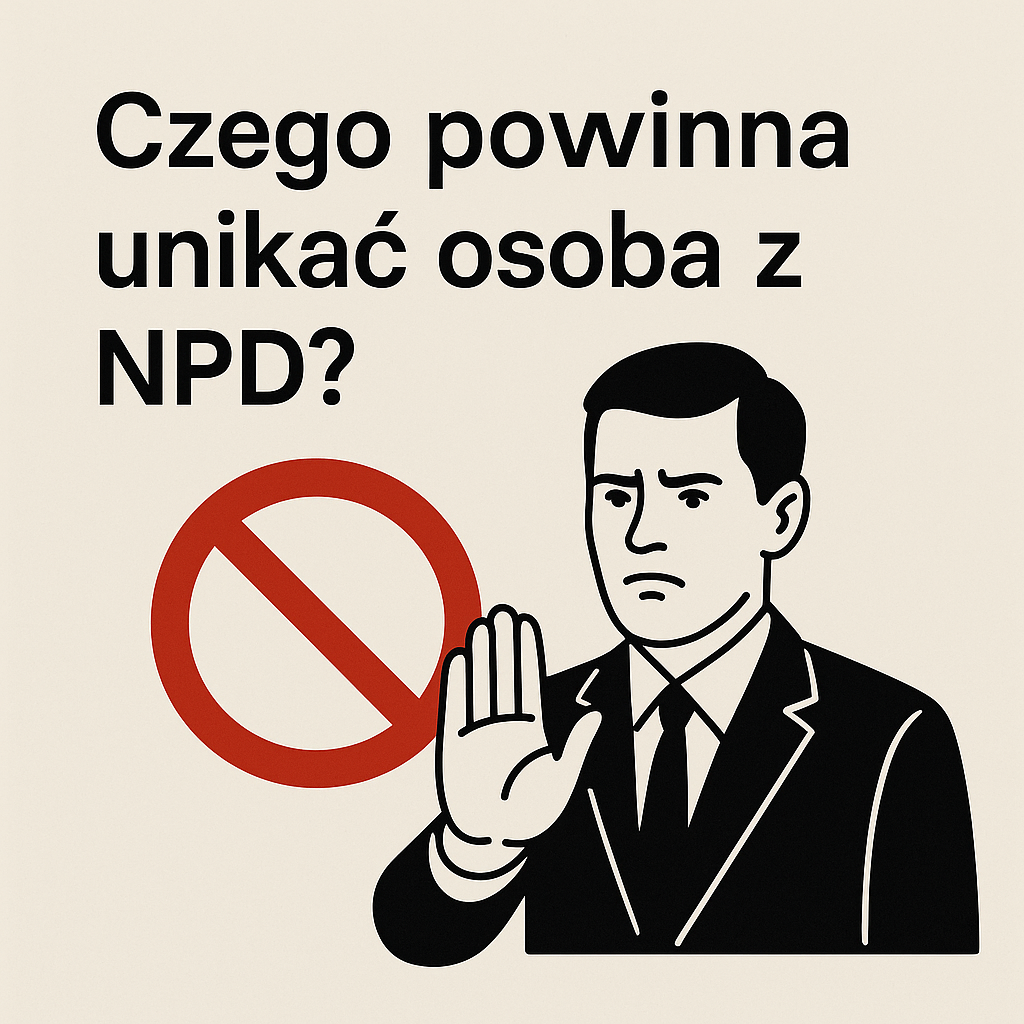 Czego powinna unikać osoba z NPD?